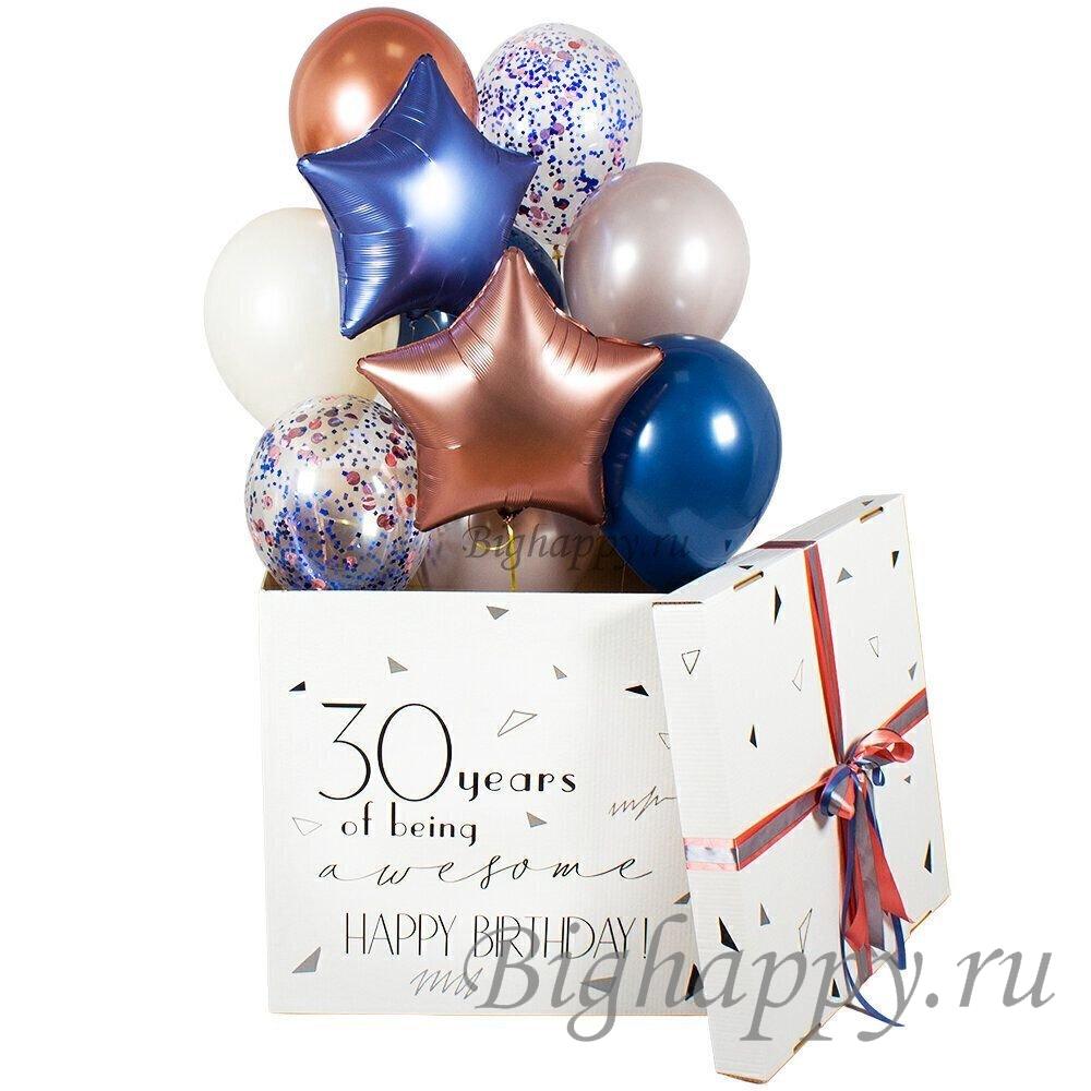 Купить коробку-сюрприз с шариками в Харькове | SHARIKOFF