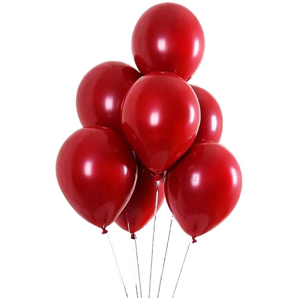 Латексный воздушный шар "Красный"