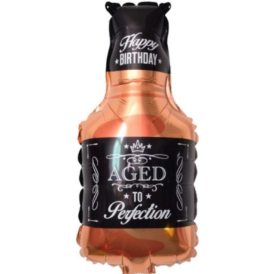 Воздушный шар  бутылка виски для мужчины, 74 см