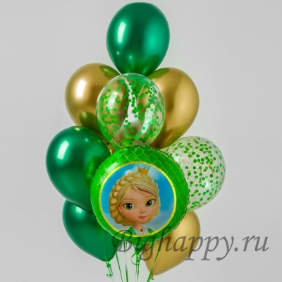 Связка шариков &quot;Царевна Василиса&quot; фото