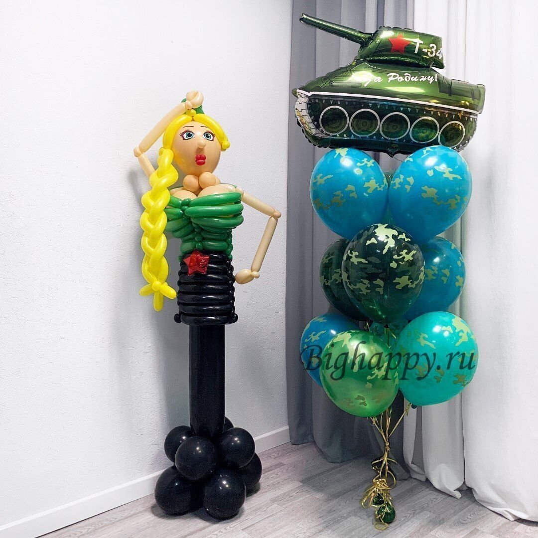 Украшения из воздушных шаров на детский праздник: простые и оригинальные композиции