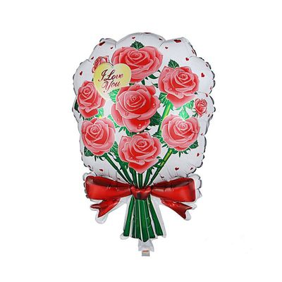 Шар фольгированный Букет из красных роз, 63 см