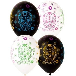 Латексный шар "День Мертвых" фото