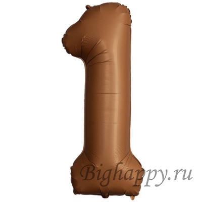 Фольгированные цифры Шоколадные