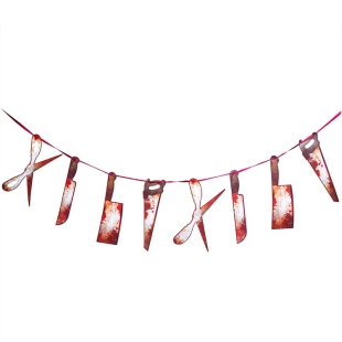 Гирлянда &quot;Окровавленные предметы&quot; фото