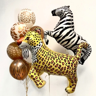 У вас можно заказать индивидуальную композицию из шаров с животными?