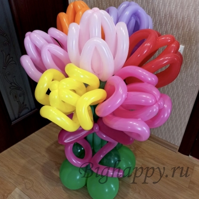 Букет цветов из шаров с воздухом «Тюльпаны»