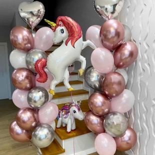 Набор шаров &laquo;Сказочный единорог&raquo; фото