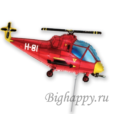 Мини-фигура «Вертолет красный» фото