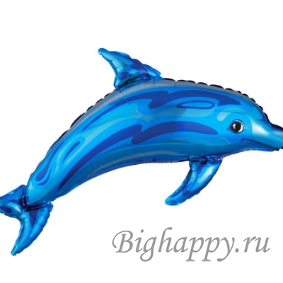 Минифигура с воздухом «Дельфин голубой»
