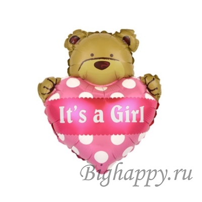 Мини - фигура «Мишка its a girl» фото