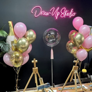 Гелиевые шары на девичник фото