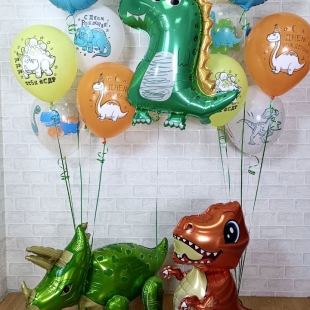 Шары на день рождения «Динозаврики» фото