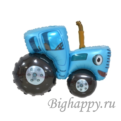 Фольгированный шар &quot;Синий трактор&quot; фото