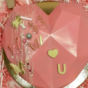 Шоколадное сердце "I love you" фото