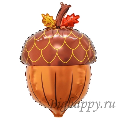 Фольгированный шар с гелием «Жёлудь»