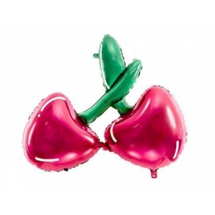 Фольгированный шар "Вишенки", 80 см фото