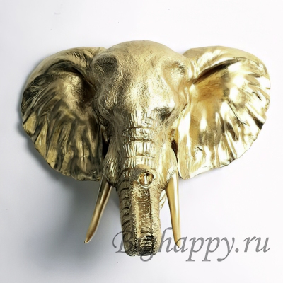 Фигура из пенопласта &quot;Золотой слон&quot; фото