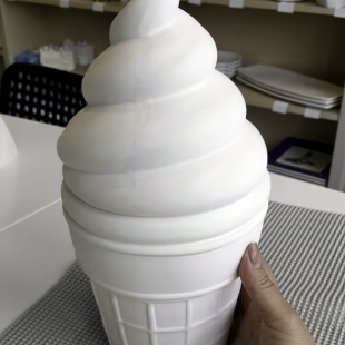 3D фигура из пенопласта "Мороженое" фото