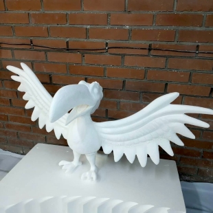 Фигура из пенопласта "Птица Тукан" фото