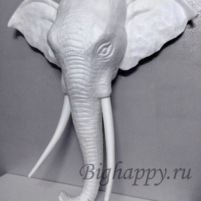Фигура из пенопласта &quot;Голова слона&quot; фото