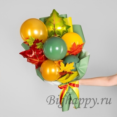 Букет из мини шаров «С Днём учителя!»