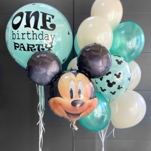 Воздушные шары на день рождения &laquo;Микки Маус&raquo; фото