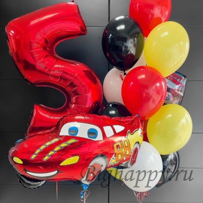 Воздушные шары на день рождения «Тачки. Молния Маквин» фото