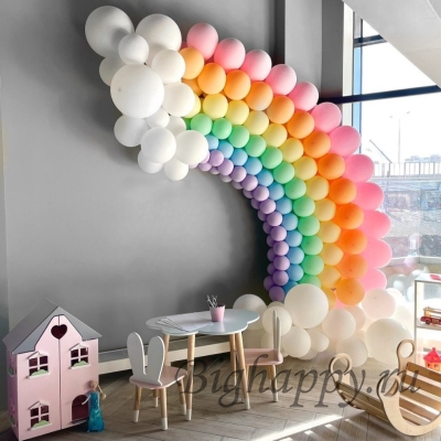 Детское праздничное украшение шарами Радужные мечты