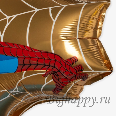 Фольгированный шар Человекпаук и паутина, 84 см