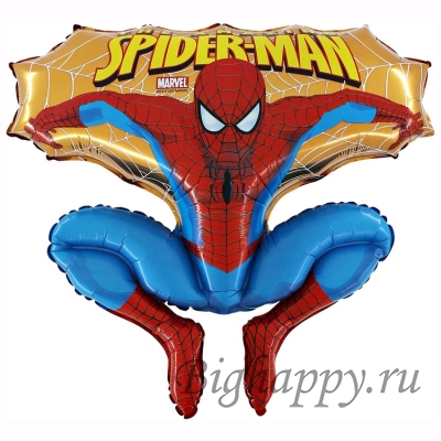 Фольгированный шар &quot;Человек-паук и паутина&quot;, 84 см фото
