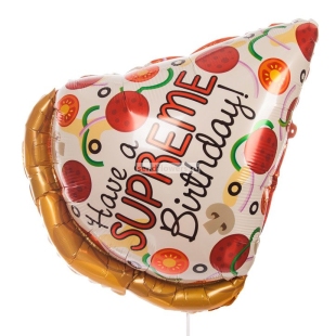 Воздушный фольгированный шар "Кусок пиццы" фото