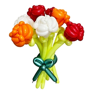 Букет из шаров "7 роз для любимой" фото