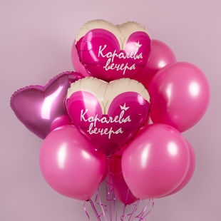 Связка шаров "Королева вечера" фото