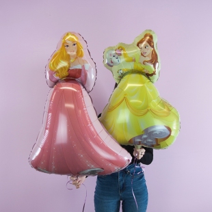Фольгированный шар "Принцесса Аврора" или "Принцесса Бель" фото