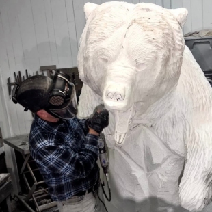 Фигура из пенопласта &quot;Бурый медведь&quot; фото