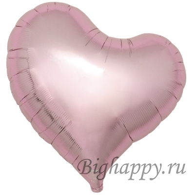 Фольгированное сердце с изгибом