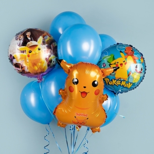 Набор ярких шариков "Пикачу" фото