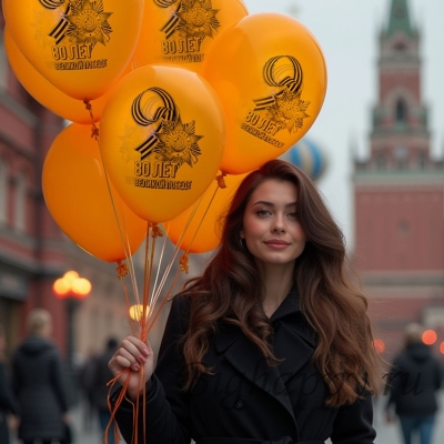 Воздушные шары «80 лет Великой Победе» фото