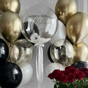 Воздушная композиция &laquo;Элегантность в деталях&raquo; фото