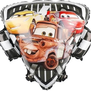 Фольгированный шар "Тачки Герб", 74 см фото