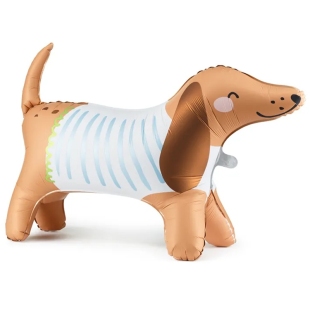 Фольгированная фигура &laquo;Такса в полосочку&raquo; фото