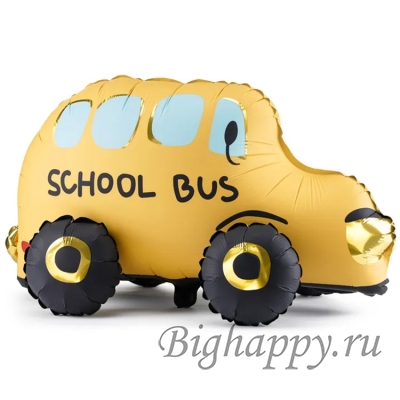 Фольгированная фигура «Школьный автобус» фото