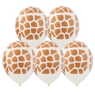 Латексный шар с рисунком &laquo;Пятна жирафа&raquo; фото