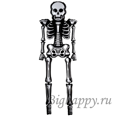 Фольгированный шар Огромный скелет