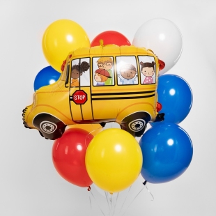 Букет воздушных шаров &laquo;Весёлый маршрут&raquo; фото