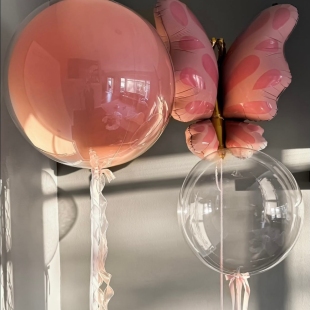 Набор шаров с гелием &laquo;Нежное вдохновение&raquo; фото