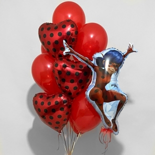 Набор шаров с гелием &laquo;Супергеройский день&raquo; фото