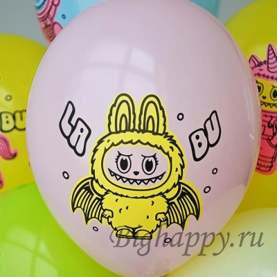 Шарики ассорти с рисунками Labubu