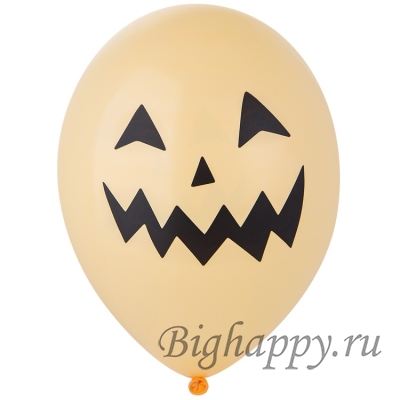 Связка из 9 шариков Хэллоуинская тыква